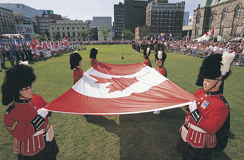 Canada Flag in Canada Day